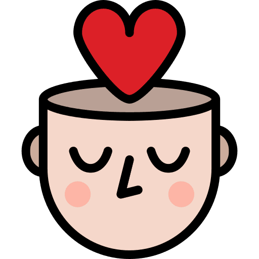 Heart ability heart head icon