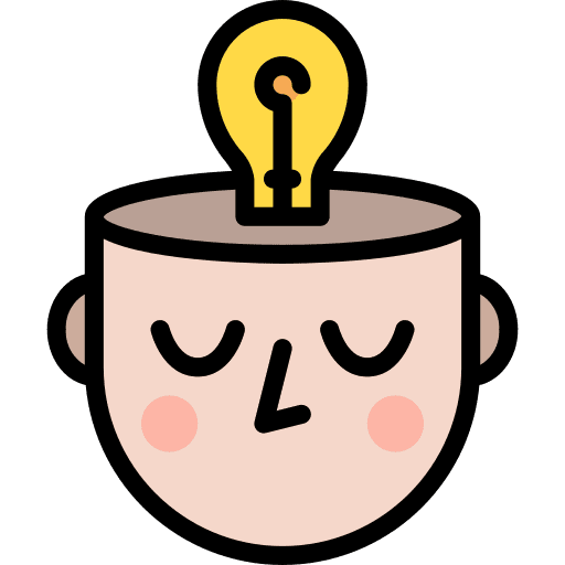 Idea head ability mental icon
