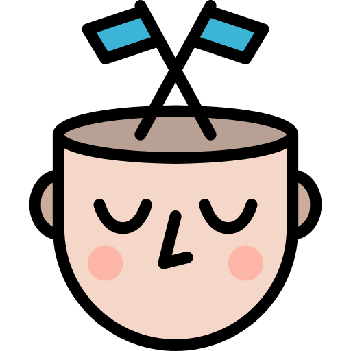 Empathy user head empathy icon