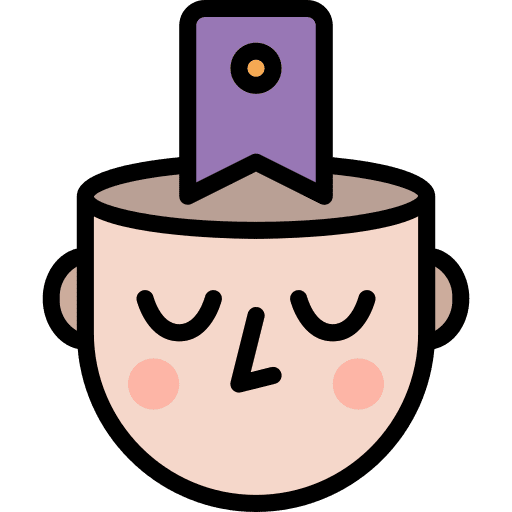 Memory head mental memory icon