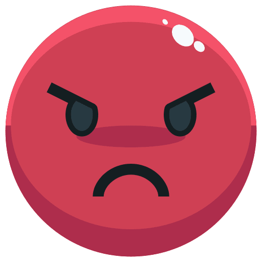 Angry avatar emoji feelings icon