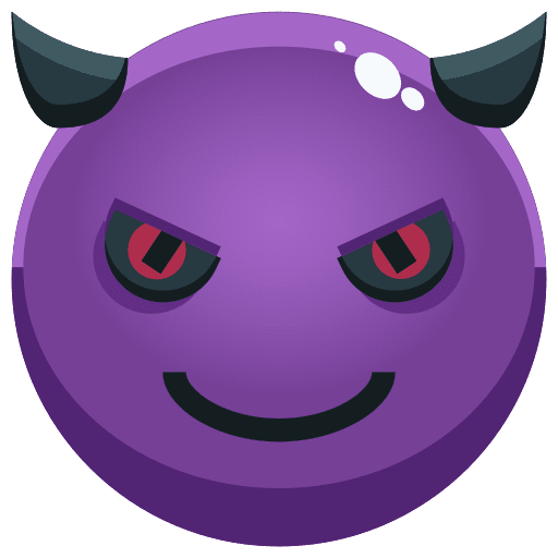 Demon demon evil emoji icon
