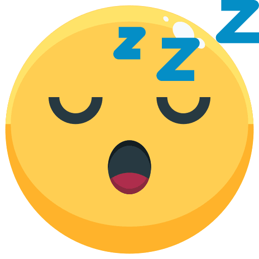 Sleep smileys attitude emoji icon