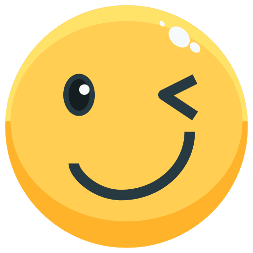 Wink emoticons smileys emoji icon