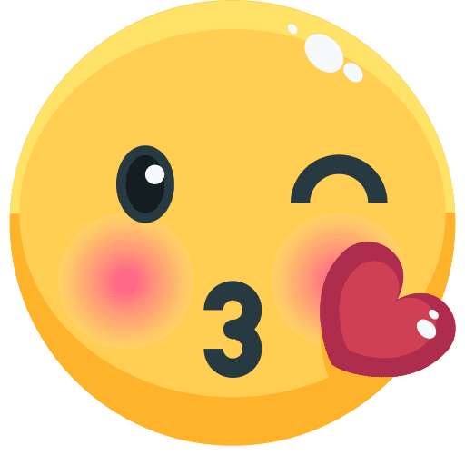 Kiss user emoticons love icon
