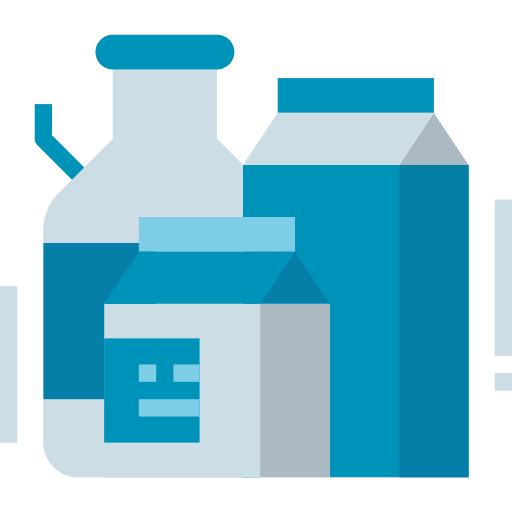 Milk gallon food breakfast icon