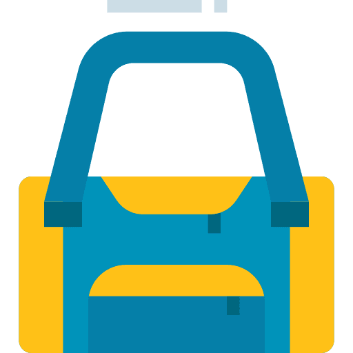 Sport bag sport bag fashion backpack icon