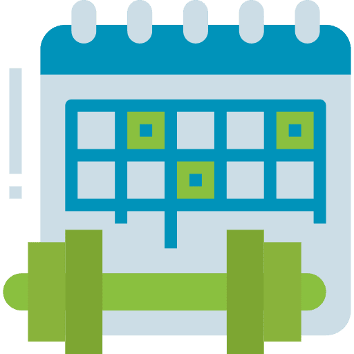 Training plan training administration icon