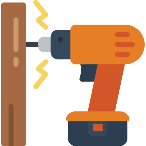 Drill construction and tools drilling drills icon