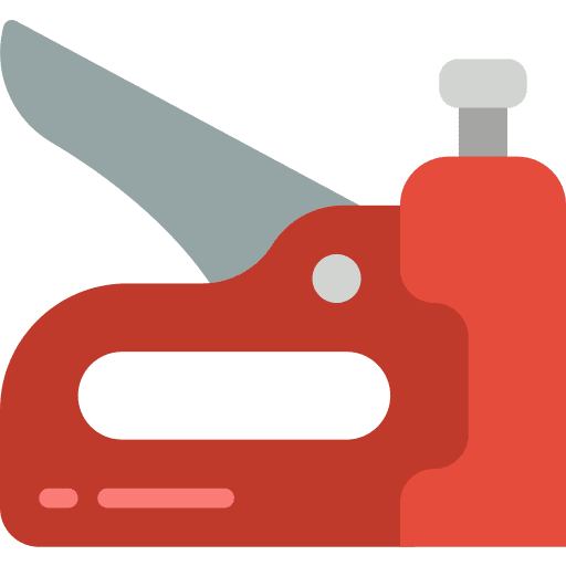 Staple gun construction and tools staple gun improvement icon