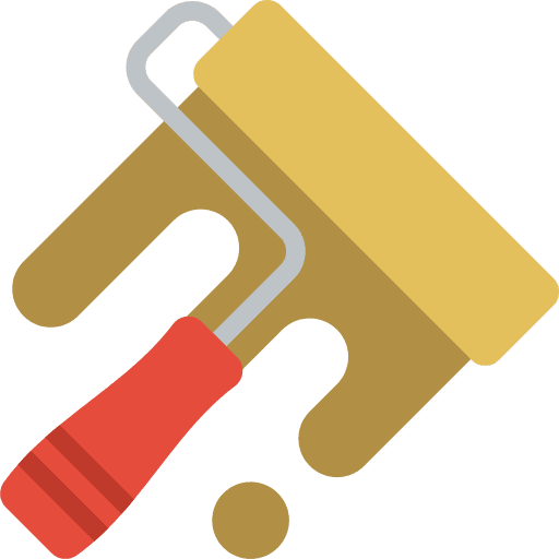 Paint roller home repair roller paint roller icon