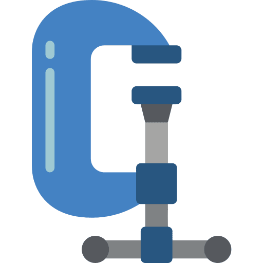 Clamp construction and tools home repair improvement icon