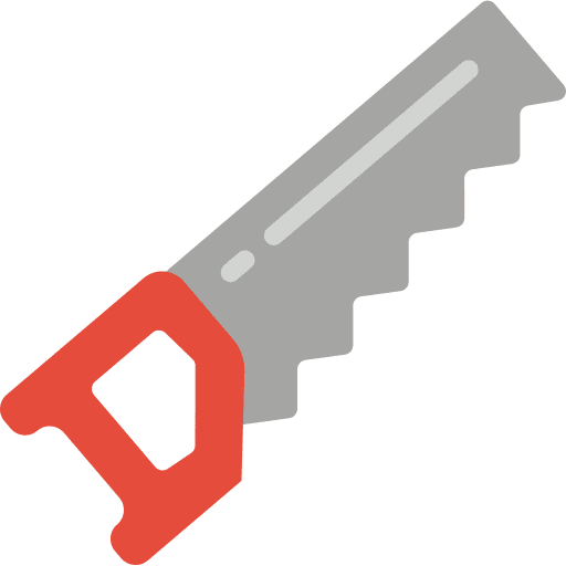 Saw cut handsaw saw icon