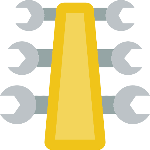Spanner repair maintenance construction and tools icon