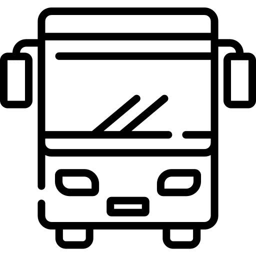 Bus transportation transporting transport icon