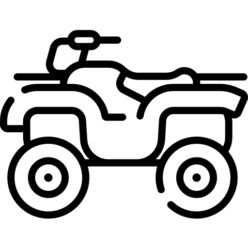 Quad sports bike quad icon