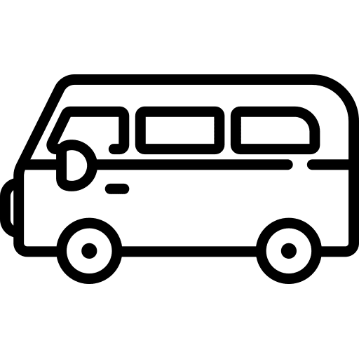 Van minibus microbus van icon