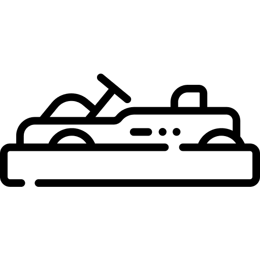 Kart racing transport sports and competition icon