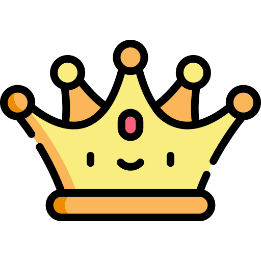 Crown fashion royal king icon