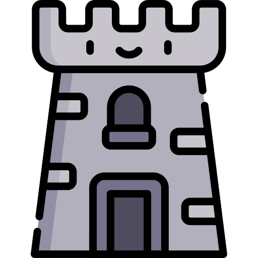 Tower monument architectonic building icon