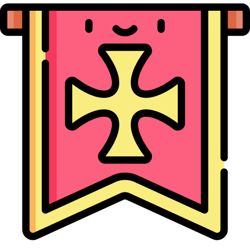 Heraldic flag armorial miscellaneous medieval icon