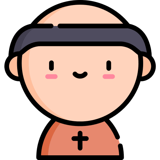 Monk friar cultures religious icon