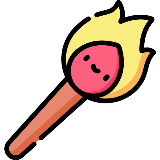 Torch torch medieval miscellaneous icon