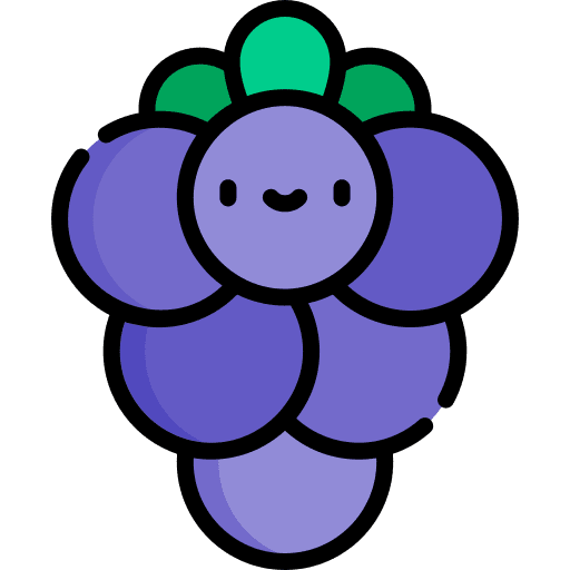 Grapes fruit grapes bouquet icon