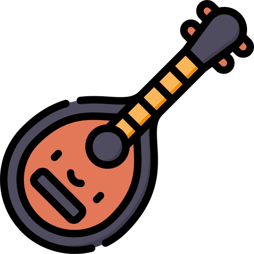 Mandolin string instrument musical instrument harmony icon