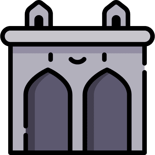 Aguas livres portugal aqueduct bridge icon