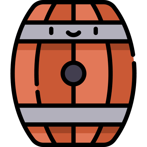 Barrel beer bar pub icon