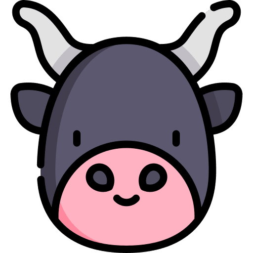 Bull wildlife bull animal icon