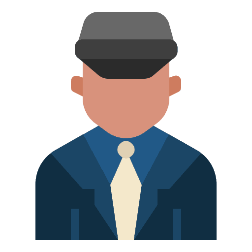 Chauffeur professions and jobs taxi bus icon