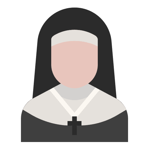 Nun people religious user icon