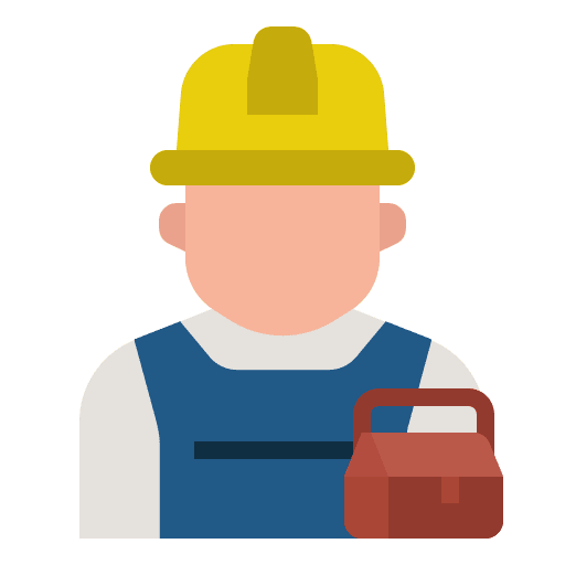Repairman professions and jobs repairman avatar icon
