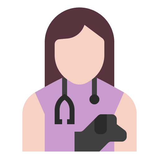Veterinarian dog veterinarian pet icon