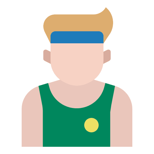 Athlete olympic games shot put professions and jobs icon