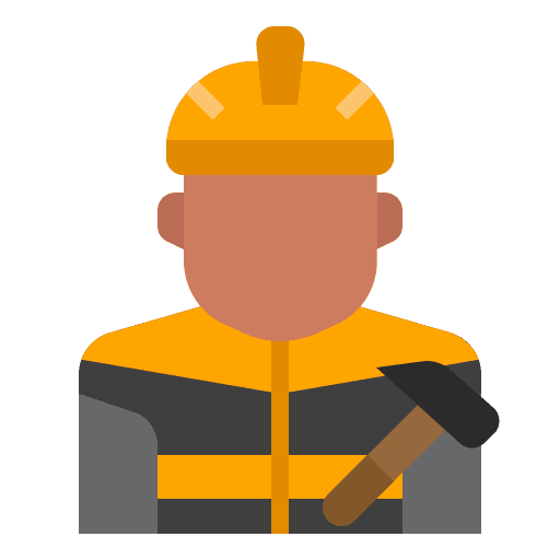 Builder builder professions and jobs buildings icon