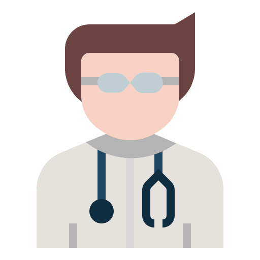 Doctor professions and jobs profession surgeon icon