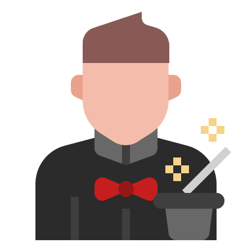 Magician occupation entertainment user icon