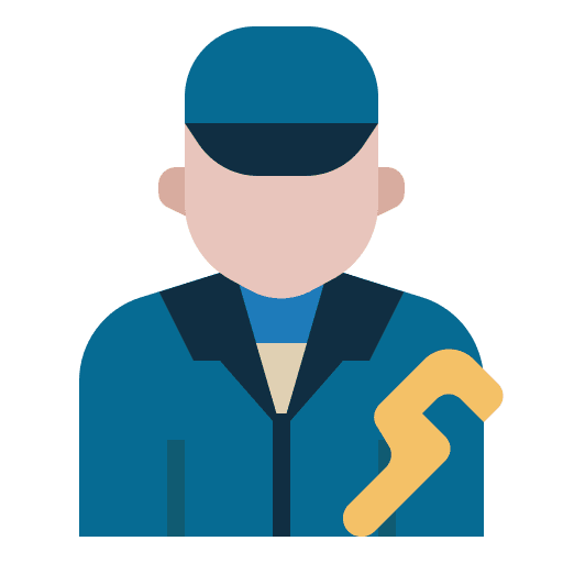 Plumber avatar work occupation icon