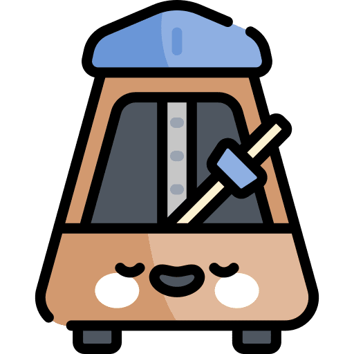 Metronome beat music music and multimedia icon