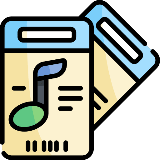 Tickets party concert theater icon