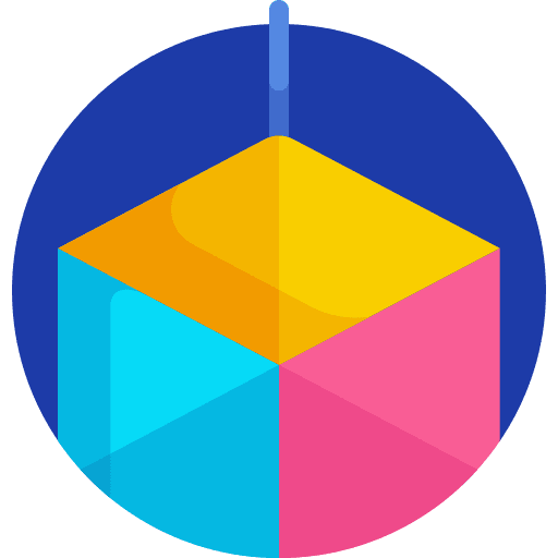 3d interface art and design tool icon