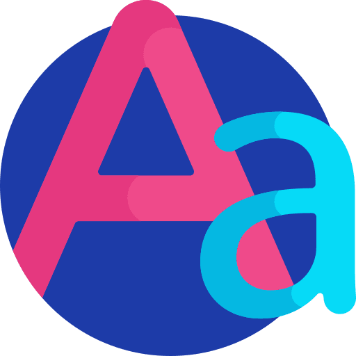 Font option edit tools art and design icon