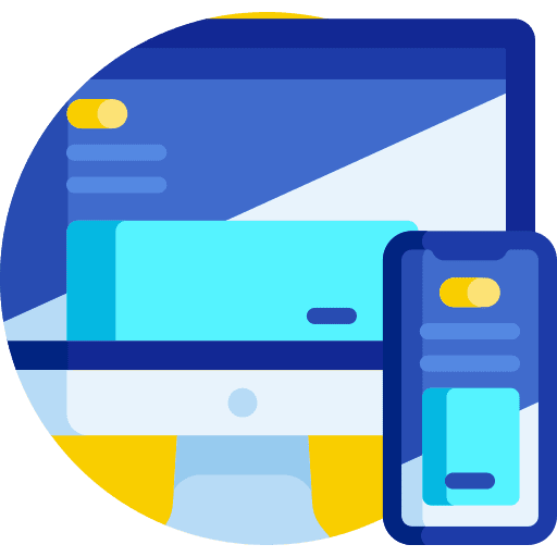 Responsive devices cellphone mobile phone icon