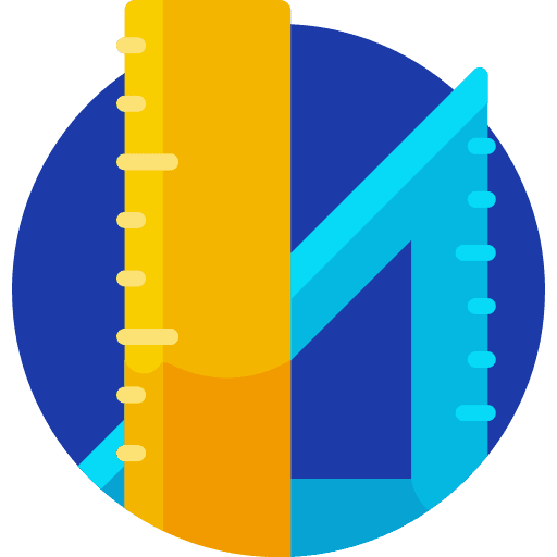 Rulers ruler measure measuring tape icon