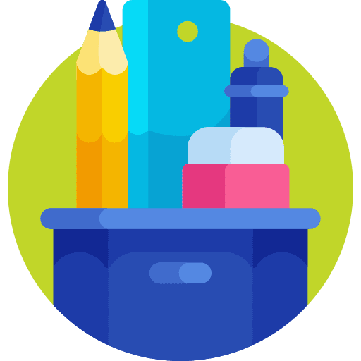 Pencil case office material pencil case edit tools icon