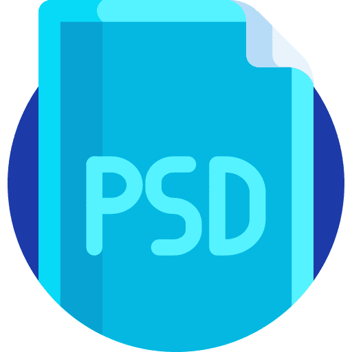 Psd psd image art and design icon