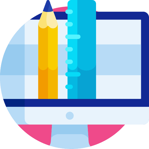 Design tools browser ruler art and design icon